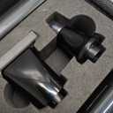 FOKE Back Shaver for Men, Ultra-Wide 1.8" T-Shaped Head, Travel Case, LED 4 in 1 Mens Back Shaver Rechargeable with Long Handle, Safety Lock, IPX7, Multi-Functional Back Trimmer for Men, (Deep Black)