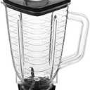 Replacement parts 5-Cup Square Plastic Jar With Lid,Compatible with Oster Blenders