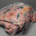 80"x80"Cute Pink Picnic Blanket Waterproof Extra Large Outdoor SandProof ,3-Layer Fabric Beach Picnic Mat Washable Foldable & Portable for Family Camping, Park, Travel, Grass Lawn-Boho Pink Floral