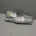 mDesign Hidden Plunger and Brush Set for Toilet Bowl - Modern Toilet Brush and Plunger Set - Brush Cleaner and Plunger Combo with Holder Caddy for Bathroom - Hyde Collection - Set of 2 - Gray