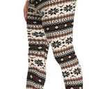GAYHAY Fleece Lined Leggings for Women  Thick Winter Warm Thermal High Waisted Tummy Control Workout Yoga Pants (Large, Snowflake)
