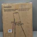Falling in Art Light Weight French Style Field and Sketchebox Easel with Aluminum Tripod, Adjustable Beechwood Tripod Standing Easel with Drawer, Palette