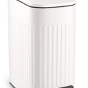 Gallon Bathroom Trash Can, White