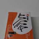 Steel Garage Storage Hooks - 16 Pack Anti-Slip Coating, Heavy Duty Wall Mount Hooks for Hanging Bike, Ladder, Garden Tools (Black)