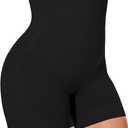 BESTENA Shapewear Shorts,High Waisted Shapewear for Women Tummy Control,Seamless Body Shaper Shorts Thigh Slimmer,Anti-Chafing Under Shorts for Smooth Tight Look Black XL