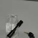 METOWARE Trailer Hitch Lock - 5/8" Dia Locking Hitch Pin, Anti-Theft Trailer Receiver Lock, Fits 2" Receiver Tubes, Class III & IV Hitch Receivers, Black (1 Pack)