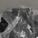 Magnetic Insulated Door Curtain Fits 36"x82" Doors - Thermal Door Cover for Winter with Clear Window, Window Insulation Kit & Doors Draft Stopper to Keep Cold Air Out for Front Doorway Home - Black