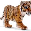 Schleich Wild Life, Animal Figurine, Animal Toys for Boys and Girls 3-8 years old, Tiger Cub, Ages 3+
