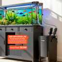 VEVOR 396GPH Canister Filter, 4-Stage External Aquarium Filter with Powerful Pump, Water Circulation Cleaning Machine with Media for Large Fish Tanks and Aquariums Up to 125 Gallons, for Freshwater