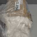 BEDELITE Fleece Throw Blanket for Couch - 300GSM Soft & Warm Fluffy Cream White Blanket, Decorative and Giftable Striped Blankets for Women, Men, 50"x60"