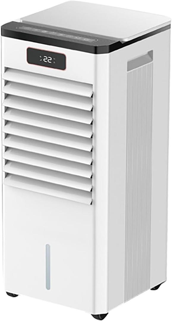 Standing Fan, Portable Cooling Fans, Air Cycle Fan with Universal Wheel, 3-Speed Adjustable, for Home, Office and Bedroom