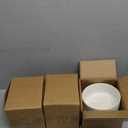 MALACASA 24 OZ Cereal Bowls, Porcelain Soup Oatmeal Bowls Set of 6, Kitchen Ceramic Serving Bowl, Dishwasher Microwave Oven Safe, White, Series LUNA