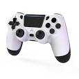 Wireless Controller for PS4,Dual Vibration Game Joystick/Motion Sensing/Touchpad/Speaker/3.5mm Headphone,Compatible with PS4/Slim/Pro Console/PC(white+black)