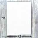 Hamilco Linen Textured Cardstock Paper 8 1/2 x 11" Blank Thick Heavy Weight 80 lb Cover Card Stock for Printer - 50 Pack (Natural)