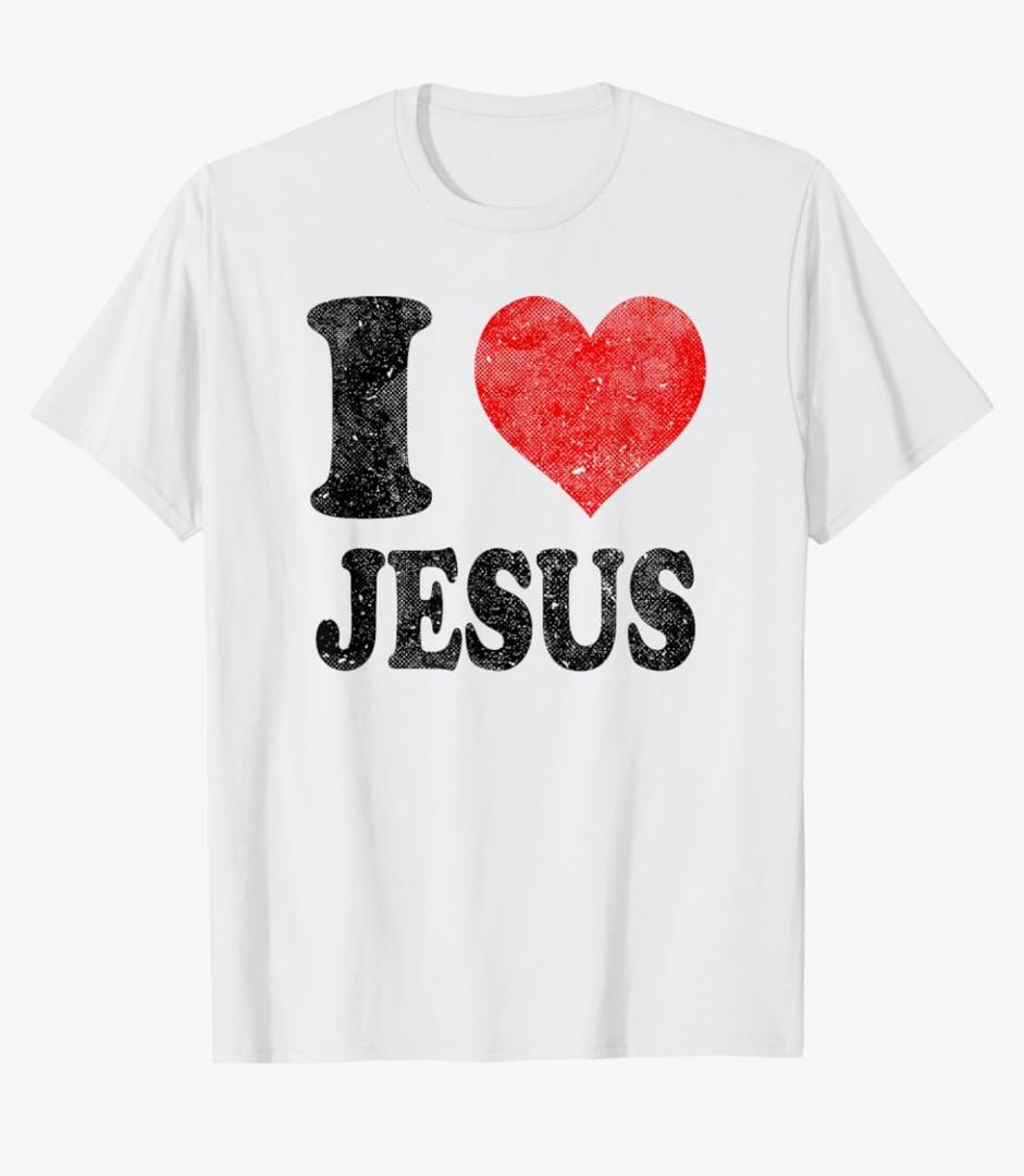 I Love Jesus Vintage T-Shirt Small I Love Jesus Vintage T-Shirt Small