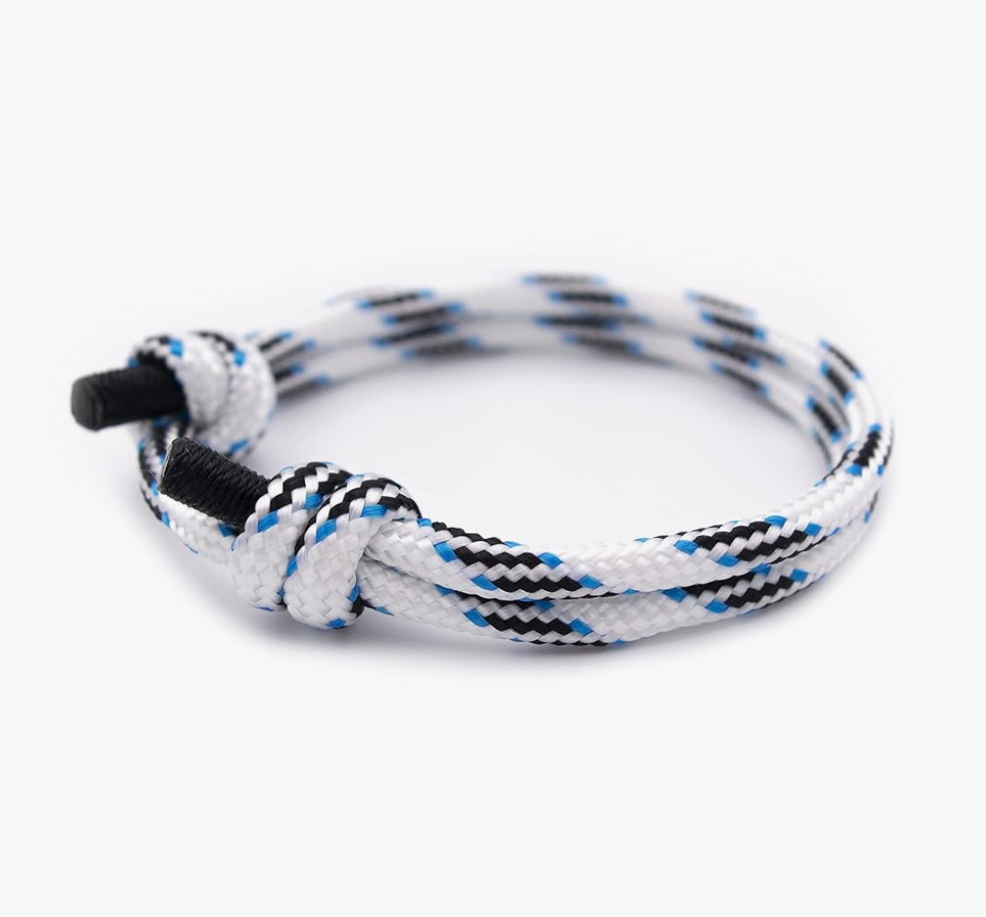 Wind Passion - Rope Bracelet for Men & Women - Adjustable Sailors Knot Paracord Bracelet - Waterproof & Sturdy S-M