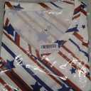 TMSD Women's 4th of July Shirt USA Flag Shirts for Women V Neck Independence Day Tops Stars and Stripes T Shirt