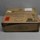 ZMISHIBO Ceiling Fans with Lights and Remote, 19.7'' Low Profile Ceiling Fan, 3000-6000K Dimmable Modern Flush Mount LED Fan Light, 6 Wind Speeds, Black Fandelier Ceiling Fans for Bedroom