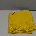 Dinner Cloth Napkins Bulk,100% Soft Spring Cotton Linen Napkins,Washable Easter Napkins with Hemmed Edges for Wedding Decorations,16*16 (Set of 12, Mustard Yellow)