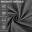 Peryiter 7 Pcs L Shape Sectional Recliner Sofa Covers 5 Seat Sectional Couch Covers Milk Silk Velvet Stretch Reclining Sofa Slipcover Furniture Protector for Living Room(Dark Gray,Milk Silk)