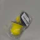 2Pack 3inch Round Hand Sanding Blocks,Hook and Loop Sanding Block,Round Detail Sanding Disc for Wood Furniture Restoration Home Arts and Crafts(Yellow)