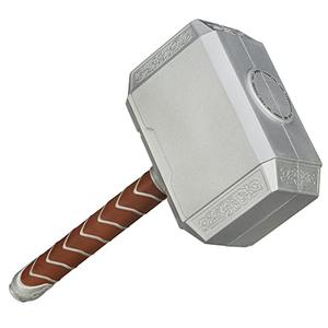 Marvel Thor Battle Hammer Role Play Toy, Weapon Accessory Inspired by The Comics Super Hero, 5+ Years 