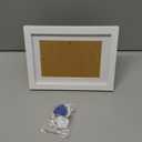 HappyHapi 5x7 Picture Frames Set of 10, White Picture Frames Display Pictures 4x6 with Mat or 5x7 Without, Tabletop or Wall Display, Multi Photo Frames Collage (White)