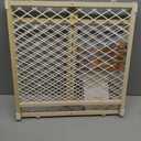 Toddleroo by North States - Diamond Mesh Wooden Baby Gate: Pressure Mounted Baby Gate for Doorways - Adjustable 26.5 to 42 Inches Wide - 23 Inches Tall