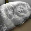 Decroom 4 Inch Memory Foam Mattress Topper King Size, Filled with Breathable Memory Foam Pillow Topper, Soft Fluffy Supportive Bed Mattress Pad for Back Pain Relief, 80x78x4 Inch (White)