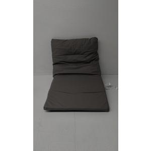 Outdoor Chair Cushion Grey 16.5x16x6 No Brand