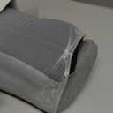 C CUSHION LAB Patented Pressure Relief Seat Cushion for Long Sitting Hours on Office/Home Chair, Car, Wheelchair - Extra-Dense Memory Foam for Hip, Tailbone, Coccyx, Sciatica - Light Grey (Gray)