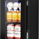 Antarctic Star 10L Mini Fridge, Beverage Refrigerator Small Drink Fridge for Bedroom, beverage cooler with Digital Temp Adjustment 40-61°F, Ideal for Bedroom, Dormitory, Office, Bar and Kitchen, Medium