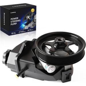 Power Steering Pump with Pulley, 2006-2011 for Chevy Impala, 2006-2007 for Chevy Monte Carlo, V6 3.5L/3.9L, Replace 20-69989, 2069989, 63139N, 88964571, 15267585