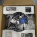 Hon&Guan Solar Attic Fan with Thermostat, 40 Watt Solar Roof Vent Fan, 12", 2000 CFM, Cools up to 2500 Sq.Ft, 2 Modes