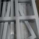 Fomcet 10FT x 10FT Backdrop Stand Heavy Duty with Base, White Portable Adjustable Pipe and Drape Backdrop Stand Kit, Square Metal Arch Party Frame for Wedding Birthday Parties Banquet Decorations