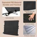Soft Dog Crate Divider Panel for 36" Crate, Durable Thick Dog Kennel Divider with Ties, Black, 22.5" H x 24W