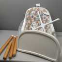 Nuby 4-in-1 Baby High Chair Seat with Removable Tray - 6+ Months to 3 Years - Adjustable Toddler Chair for Eating - Holds Up to 60 lbs - Geometric