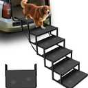 Dog Stairs for Car, Dog Steps for Car with Upgraded Load-Bearing Capacity, Dogs Stairs for Large Dogs, Pet Steps, 6 Steps