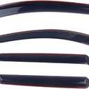 in-Channel Rain Guards 4-Piece Compatible with 2020-2025 Hyundai Sonata Window Visors Side Window Deflectors Vent Visor Shield Shade