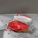 YHFUISK 10 PCS Outdoor Christmas Decorations, 11 Inch Large Inflatable Balls, Ornaments for Front Door Yard, With Pump for New Year Festive (Red, Green, White, Gold, Silver)