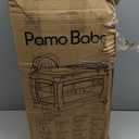 Pamo Babe Portable Playpen Foldable Playard for Baby and Toddler Mattress, Changing Table for Newborn Portable Playard (Black)