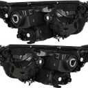Driver & Passenger Side Headlights Assembly Left & Right Headlamps Assembly Replacement for 2016 2017 2018 Rav4 TO2502247 TO2503247
