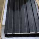 Art3d WPC Slat Wall Panels, 8-Pack 108 x 6 Inch 3D Wall Accents for Interior Wall Decor, Living Room, Bedroom, Black