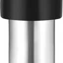 2PCS Stainless Steel Cylindrical Universal Door Stop, 1-3/4 Inch Brushed Finish Door Stopper with Rubber Bumper  Protects Walls from Door Knob Damage by TPOHH