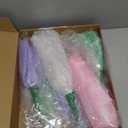 Cinnvoice 8 Pcs Giant Butterfly Flower Decorations 20 Inch 12 Inch 3D Large Silk Butterfly Artificial Flower Wall Decorations for Wedding Backdrop Bridal Shower Birthday Party Bedroom Decor (Pastel)