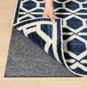 Felt and Rubber Backing Rug Pad, 2"x4" Non-Slip Rug Pads, 1/8 Thick, Under Area Carpet Protective Pads, Cushioned Gripper Pads for All Floors and Finishes, Keeps Rugs in Place, Soft and Secure