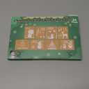 WorldBazaar Christmas Greeting Cards with Envelopes Bulk 24 Pack Cute Kraft Christmas Cards Adults Kids Winter Holiday Party Supplies White