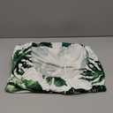 Smiry Stretch Printed Office Computer Chair Covers, Universal Desk Rotating Chair Slipcovers Removable Washable, Soft Fit Anti-Dust Spandex Protector Cover with Zipper, Green