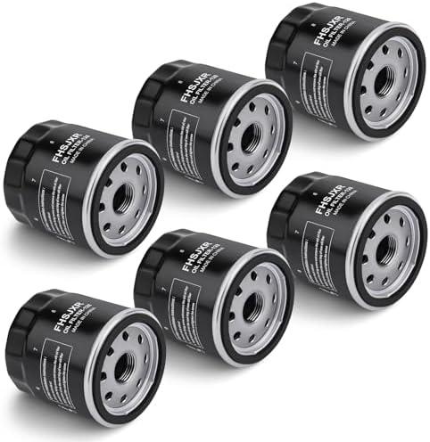 49065-0724 Oil Filter 49065-7010 AM107423 for kawasaki FX850V FX801V FJ180V FH381-721V FH601-770D FX751-FX1000V Models,Club Car 1016467 S-tens 120-634 49065-2071 Engine Oil Filter, Pack of 6 49065-0724 Oil Filter 49065-7010 AM107423 for kawasaki FX850V FX801V FJ180V FH381-721V FH601-770D FX751-FX1000V Models,Club Car 1016467 S-tens 120-634 49065-2071 Engine Oil Filter, Pack of 6
