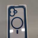 Miracase for iPhone 17 Case 6.3'', Full-Body Military Grade Drop Protection Outdoor Phone case with Built-in Glass Screen &Camera Control,Easy Installation,No Gap,Compatible with MagSafe,Blue